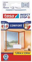 Produktbild tesa insect stop comfort Fliegengitter für Fenster 1,30 x 1,50 m, weiß