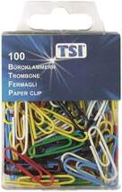 Produktbild TSI  Büroklammern mit Kunststoffüberzug, farbig, 26 mm, 500 Stück