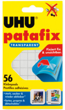 Produktbild UHU Klebepad patafix transparent, 56 Stück