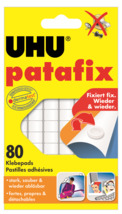 Produktbild UHU Klebepad patafix weiß, 80 Stück