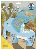 Produktbild URSUS Kreuzstich Bastelset für Kinder, Motiv Elefant