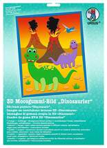 URSUS Moosgummi Bild 3D Dinosaurier - 0