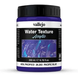 Vallejo Water Texture 726203 - Pazifik Blau, 200 ml - 0